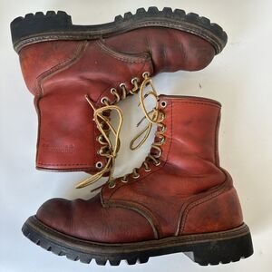 Red Wing Long Irish Setter 899 Old Dog Tag 1993 Work Boots Oro-Russet Size 8